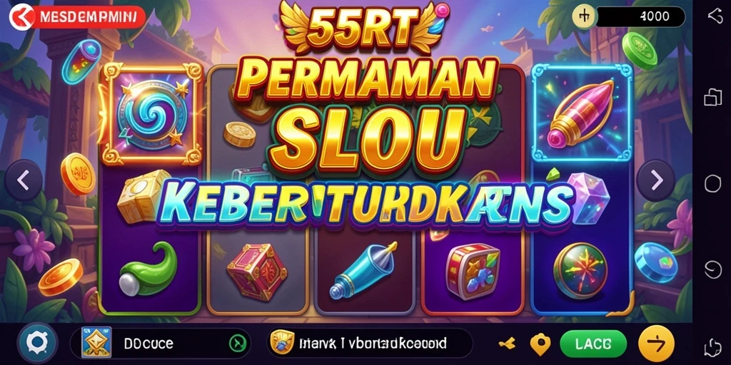 Tampilan gameplay 55RT yang seru dan menarik.