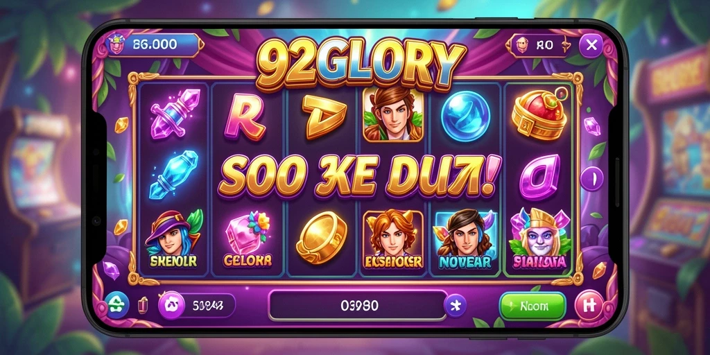 Gameplay seru 92GLORY dengan tema Slot menarik.