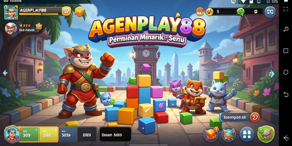 Tangkapan layar AGENPLAY88 menampilkan gameplay Puzzle yang menantang.