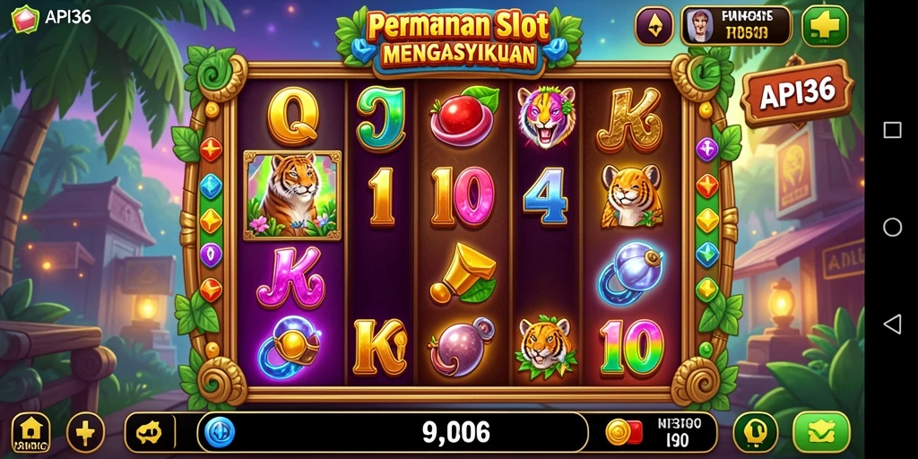 Screenshot gameplay API36 yang menunjukkan keseruan bermain slot.