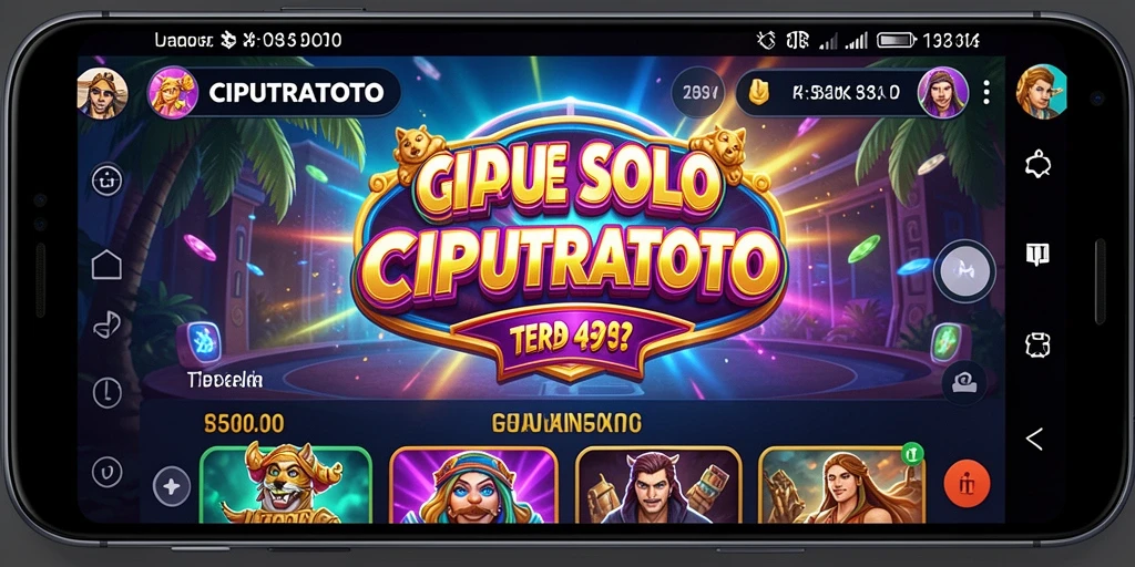 Tampilan gameplay menawan dalam CIPUTRATOTO saat memutar gulungan slot.