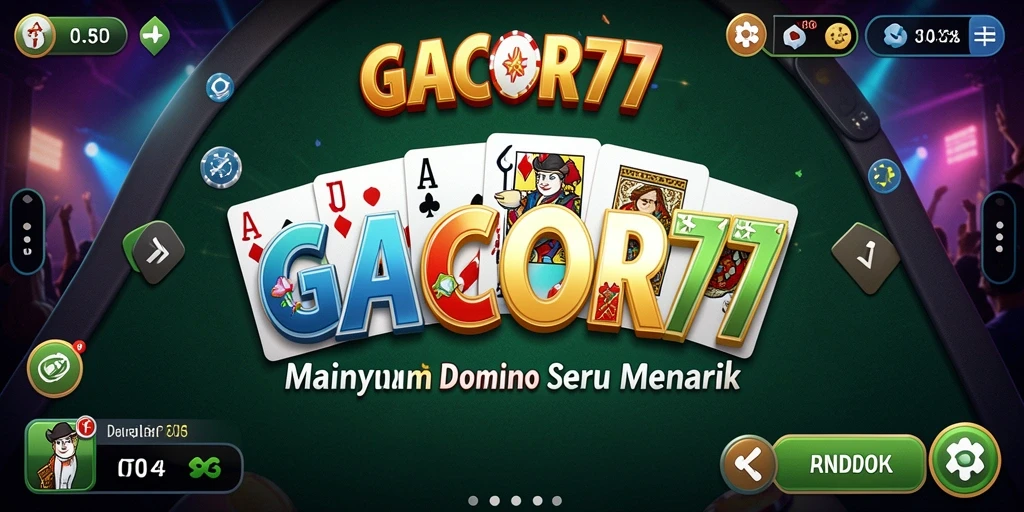Tampilan gameplay menarik dari GACOR77 dengan antarmuka rapi.