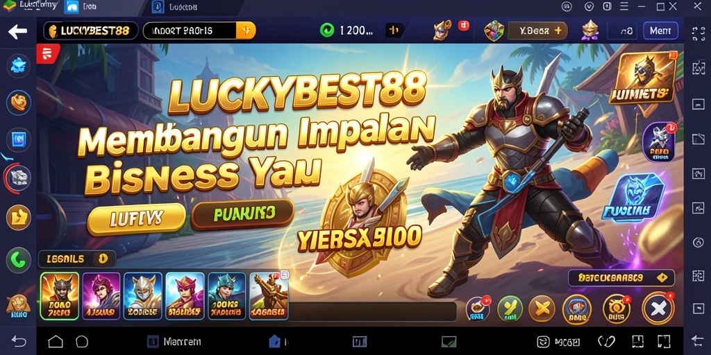 Tampilan gameplay <strong>LUCKYBEST88</strong> yang menarik dan interaktif.