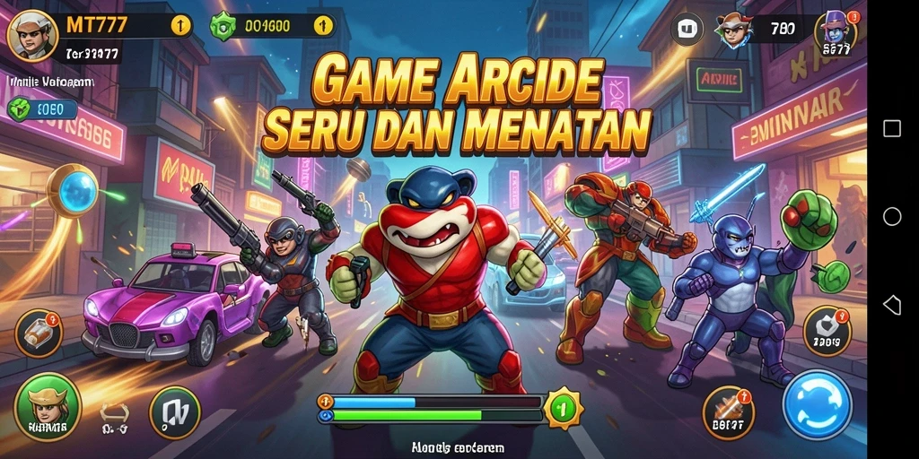 Gameplay seru dan menantang di MT777, penuh warna dan grafis menarik.