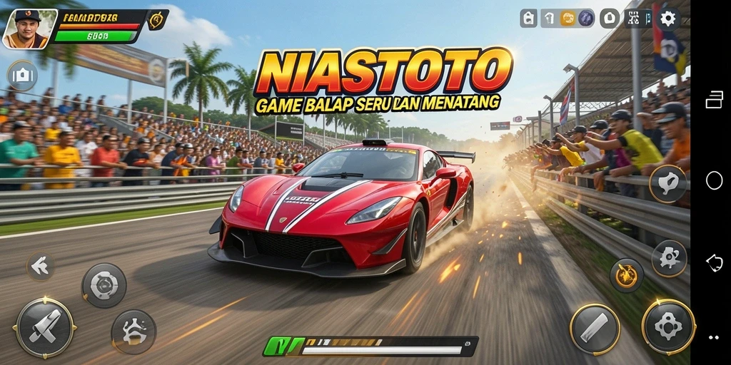 Gameplay NIASTOTO yang penuh aksi dan kecepatan tinggi.