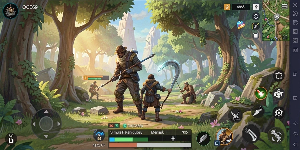 Screenshot OCE69 menampilkan gameplay simulasi kehidupan yang menarik.