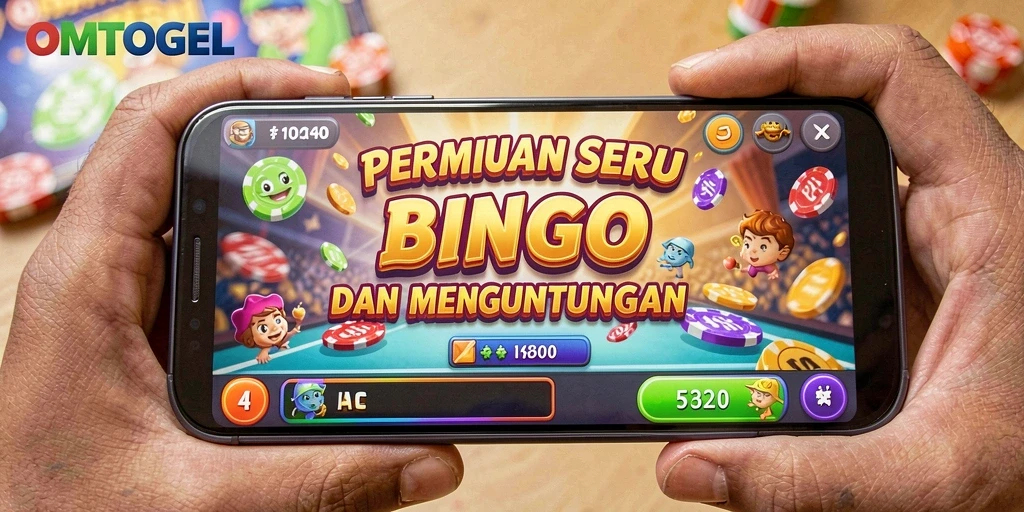 Tampilan gameplay Bingo yang seru dan interaktif.
