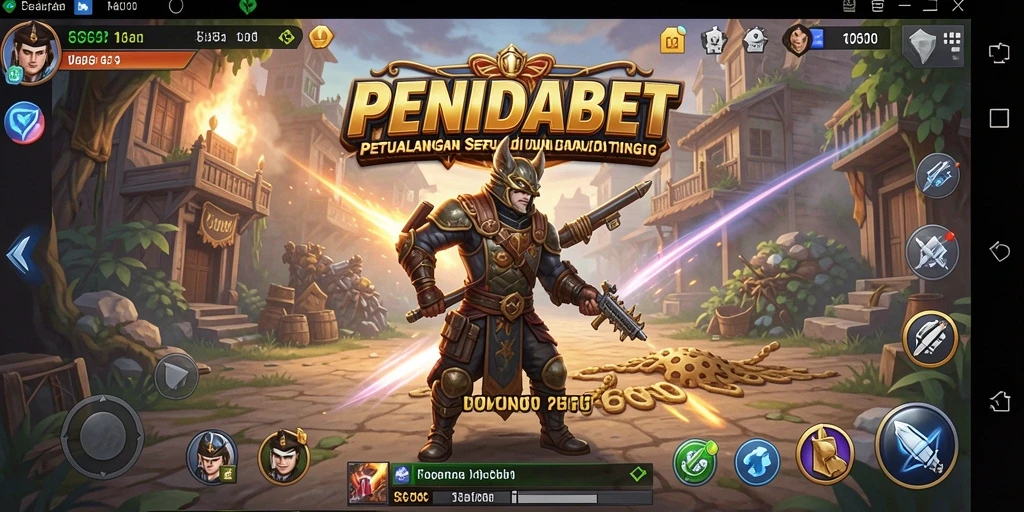 Screenshot utama dari gameplay petualangan yang menegangkan dan memikat.