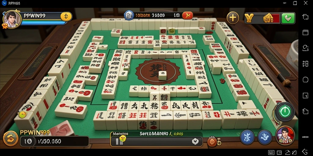 Tampilan menarik gameplay Mahjong di PPWIN99.