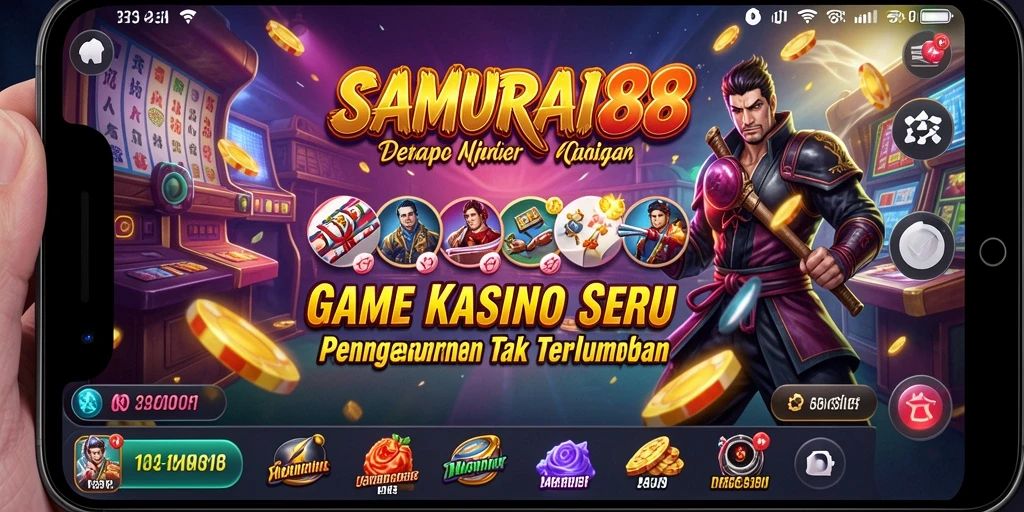 Tampilan gameplay menarik dari SAMURAI88 yang penuh warna.