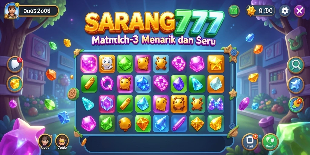 Tangkapan layar dari gameplay SARANG777 yang seru dan penuh warna.