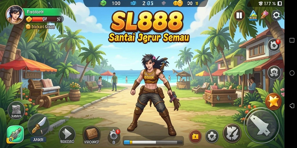 Tampilan gameplay seru dari SL888 yang membuat ketagihan.