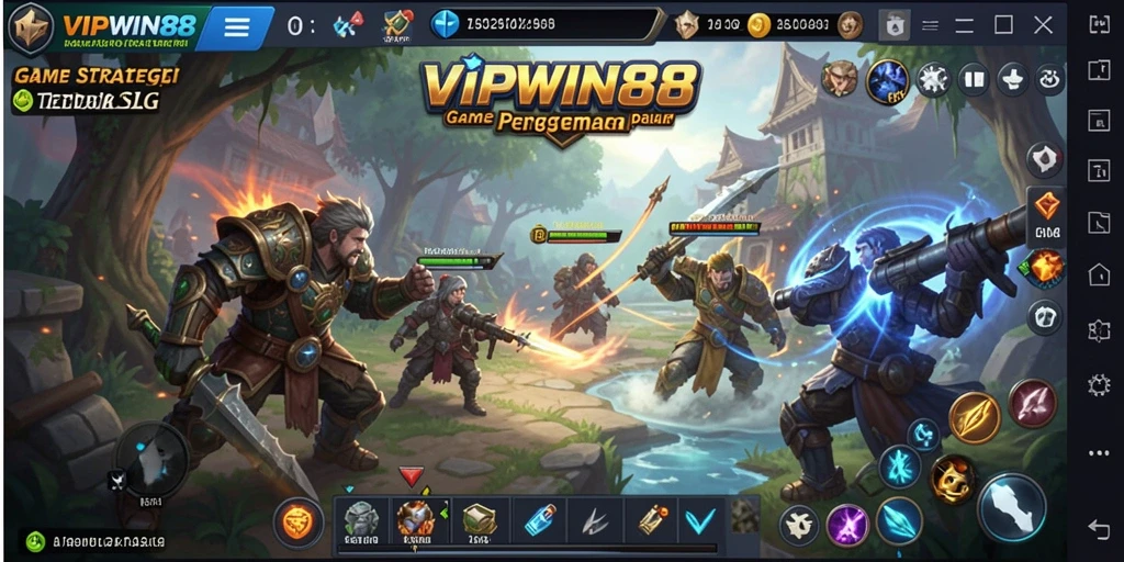 Tangkapan layar gameplay <strong>VIPWIN88</strong> yang menunjukkan aksi strategi yang mendebarkan.