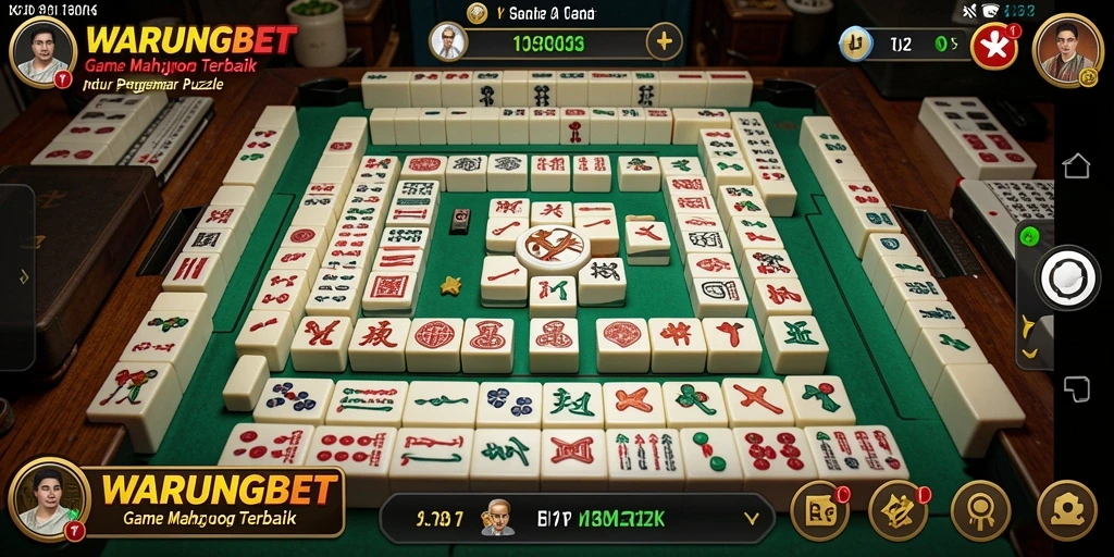 Tangkapan layar gameplay Mahjong yang menarik di WARUNGBET.