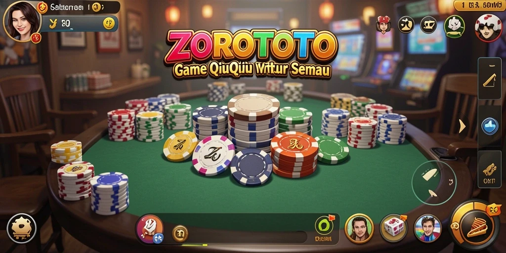 Tampilan gameplay QiuQiu yang seru dan interaktif di ZOROTOTO.